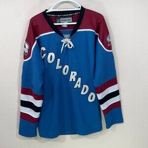 Colorado Avalanche Reebok Team Jersey Size 48 NHL #5 Obrien Made In Canada Blue